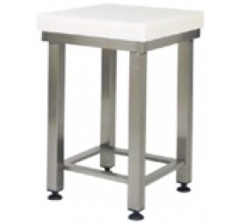 40x40 cm-es hústőke 6 cm-es fejjel rozsdamentes lábbal